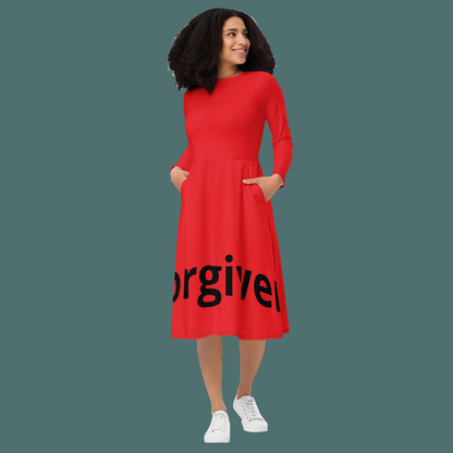 Forgiven Dress Red