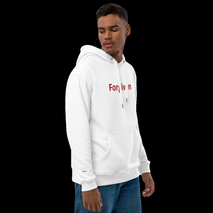 Embroidered Forgiven Hoodie w/ Embroidered cuffs