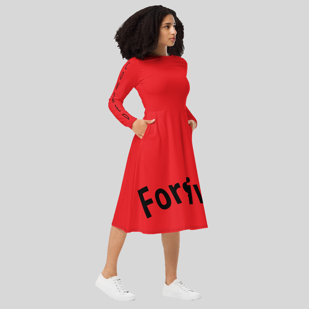 Forgiven Dress Red